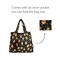 Wrapables Foldable Tote Nylon Reusable Grocery Bag (Set of 2), Oranges & Lemons